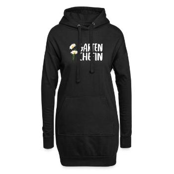 Garten Chefin Garten Gärtner Hobbygärtner Garten - Hoodie-Kleid - Schwarz - Vorne