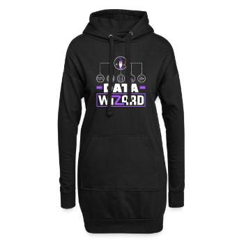 Datenanalyse Datenassistent Engineering Business - Hoodie-Kleid - Schwarz - Vorne