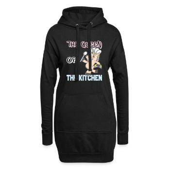 Cuisinier TShirt Cuisine Cuisine Cuisine Cadeau - Sweat-shirt à capuche long Femme - noir - Devant