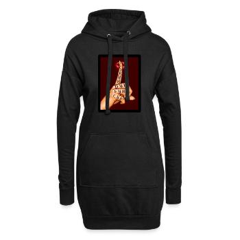 Shuh Duh Fuh Cup Lip Slay - Sweat-shirt à capuche long Femme - noir - Devant