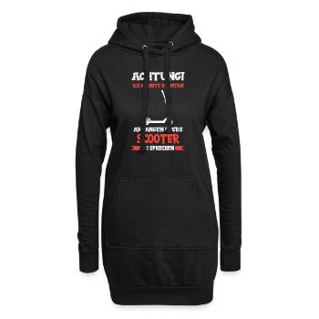Scooter Stunt Scooter Tretroller Roller E-Scooter - Hoodie-Kleid - Schwarz - Vorne
