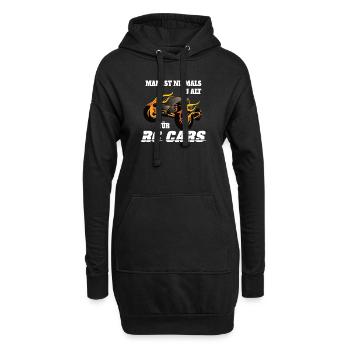 Modellauto Design RC Auto für Modellbau - Hoodie-Kleid - Schwarz - Vorne