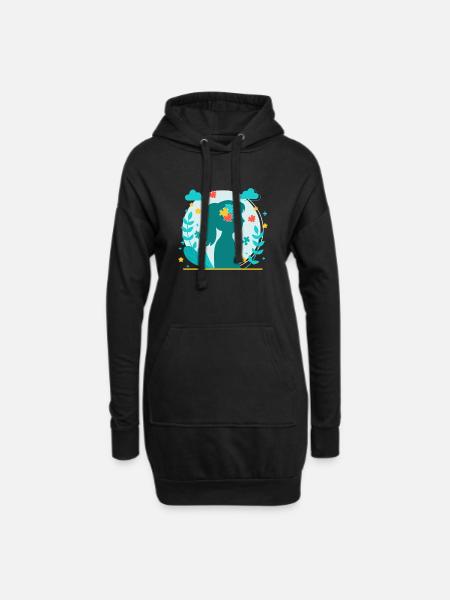 Autismus Autist Asberger Autismus Awareness Puzzle - Hoodie-kjole - sort
