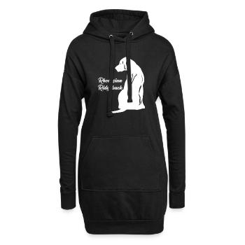 Rhodesian ridgeback dogs saying gift - Hoodie Dress - black - Front