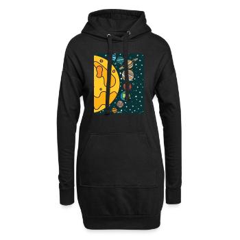 Astronomy Solar System Planets Universe - Hoodie Dress - black - Front