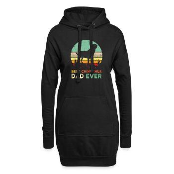 Best Dad Ever T Shirt Tsiwawa Dad Shirt Best Dad S - Hoodie Dress - black - Front