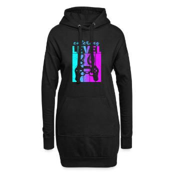 Level 30 Gaming Controller 30 anniversaire - Sweat-shirt à capuche long Femme - noir - Devant