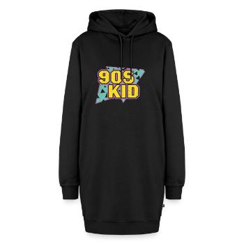 90'S KID - Hoodie-Kleid - Schwarz - Vorne