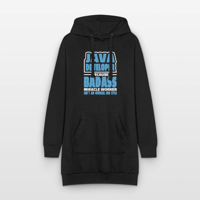 Java Developer Badass Hoodie-Kleid