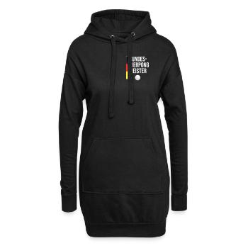 Bundes Bierpong Meister | Bier Trinker Alkohol - Hoodie-Kleid - Schwarz - Vorne