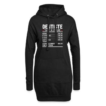 Dentiste Idée Cadeau Humour - Sweat-shirt à capuche long Femme - noir - Devant