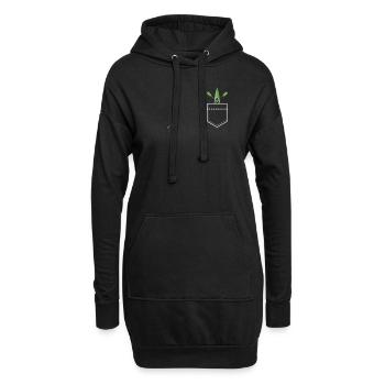 Excursion en canoë Kayak Pagayage Embouteillage Aviron Cadeau - Sweat-shirt à capuche long Femme - noir - Devant