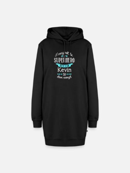 Kevin - Hoodie Dress - black