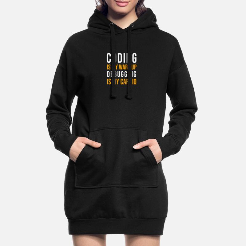Informatiker Programmierer Coding Debugging Spruch Hoodie-Kleid