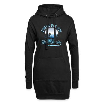 J'Peux Pas J'ai Randonnée Humour Rando Montagne - Sweat-shirt à capuche long Femme - noir - Devant