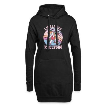 Lieblings Kollegin - Hoodie-Kleid - Schwarz - Vorne