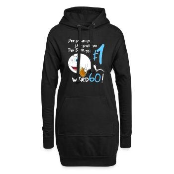 Die Legende feiert Geburtstag und wird 60! - Hoodie-Kleid - Schwarz - Vorne