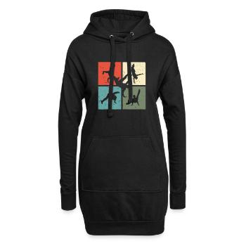 Breakdance BBoy BGirl Streetdance Breakdance - Sweat-shirt à capuche long Femme - noir - Devant