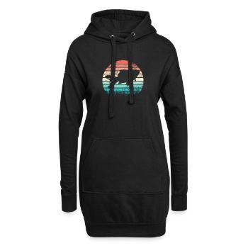 Aquarium Aquaristik Fische Zierfische Aquascaping - Hoodie-Kleid - Schwarz - Vorne
