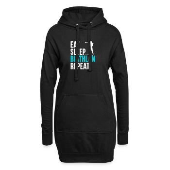 Biathlon Dicton Biathlète Biathlète Biathlon - Sweat-shirt à capuche long Femme - noir - Devant