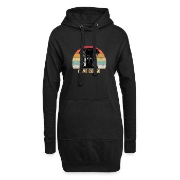 Cane Corso - Hoodie Dress - black - Front