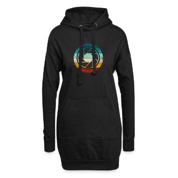 Photographer Photographer Lens Shutter Gift - Hoodie Dress - black - Front