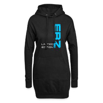 Erzgebirge ist meine Heimat - Hoodie-Kleid - Schwarz - Vorne