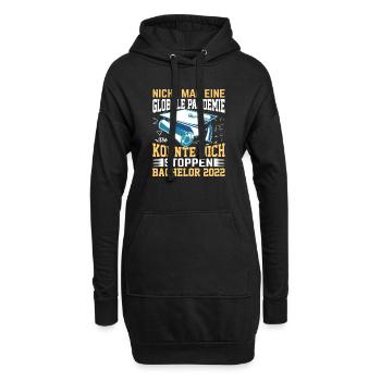 Bachelor 2022 Geschenk nichts konnte mich aufhalte - Hoodie-Kleid - Schwarz - Vorne