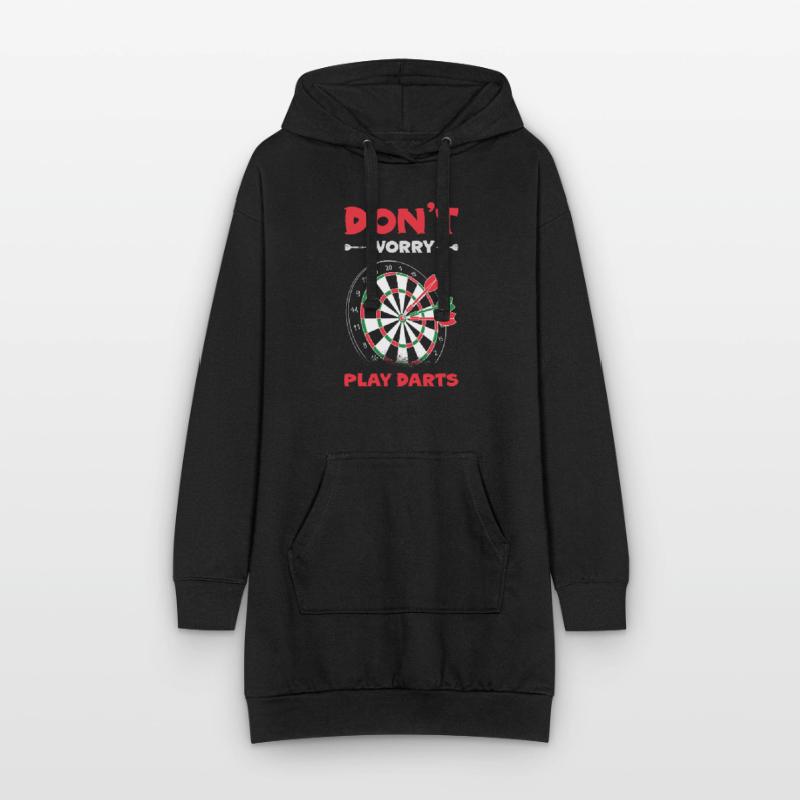 Fléchettes Fléchettes Joueurs de fléchettes Fléchettes Fléchettes Fléchettes Fléchettes Fléchettes Dar Sweat-shirt à capuche long Femme