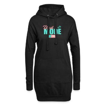 Mode Papa Hors Papa Père Repos Détendez-vous Ma Journée - Sweat-shirt à capuche long Femme - noir - Devant