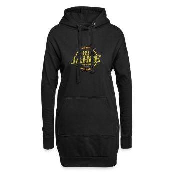 Es dauerte 65 Jahre um so gut auszusehen - Hoodie-Kleid - Schwarz - Vorne