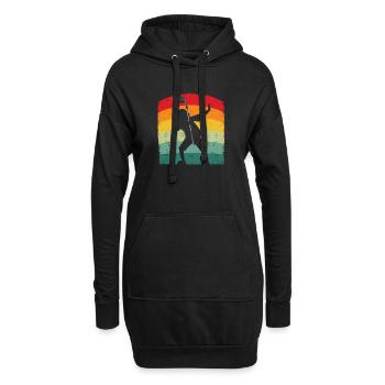 Dabbing Golf Spieler Golfer Golfing Fans Funny Dab - Hoodie-Kleid - Schwarz - Vorne
