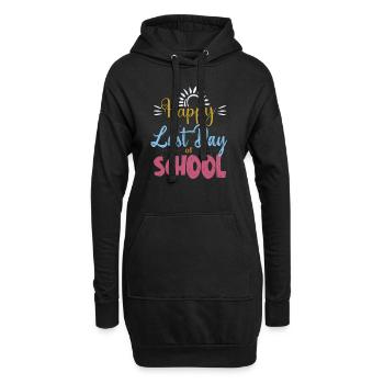 Bonne dernière journée des élèves et des enseignants - Sweat-shirt à capuche long Femme - noir - Devant