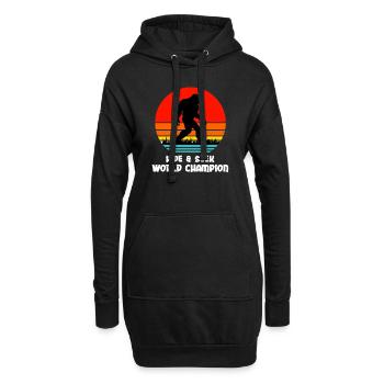 Cache-cache Champion du Monde BigFoot - Sweat-shirt à capuche long Femme - noir - Devant