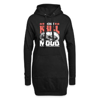 Marine Biology Marine Biologist Science Dont - Hoodie-Kleid - Schwarz - Vorne