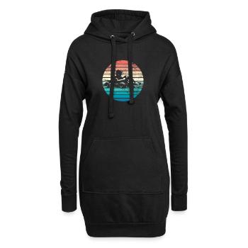 GoKart - Kartsport - Kart - Go Kart - Hoodie-Kleid - Schwarz - Vorne