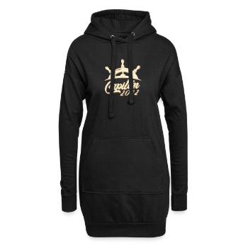el Capitán seit 2022 Sportbootführerschein SBF - Hoodie-Kleid - Schwarz - Vorne