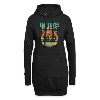 Mitarbeiter des Monats September 2022 - Hoodie-Kleid - Schwarz - Vorne