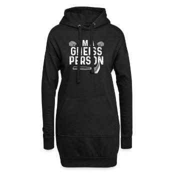 Géologie - Im A Gneiss Person - Sweat-shirt à capuche long Femme - noir - Devant