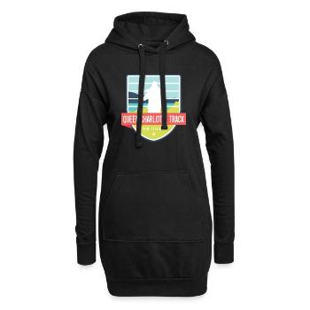 Queen Charlotte Wanderweg - Neuseeland - Hoodie-Kleid - Schwarz - Vorne