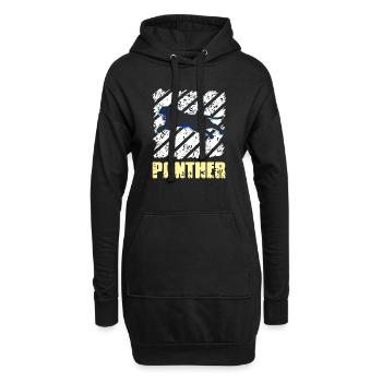 Vintage Panther Cat Lover T-Shirt Present Gift - Hoodie-Kleid - Schwarz - Vorne
