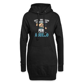 Estoy Orgulloso De Muchas Cosas En La Vida, - Sweat-shirt à capuche long Femme - noir - Devant