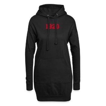 1920 1920 1920 - Hoodie-Kleid - Schwarz - Vorne