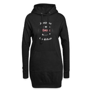 Je suis une témoin qui déchire - Sweat-shirt à capuche long Femme - noir - Devant