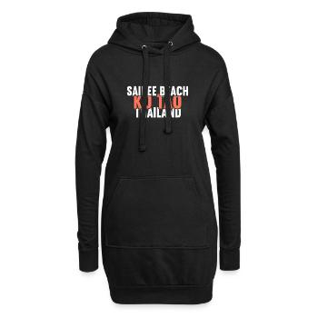 Vintage Thailand Vacation Asia Sunset Ko Tao - Hoodie-Kleid - Schwarz - Vorne