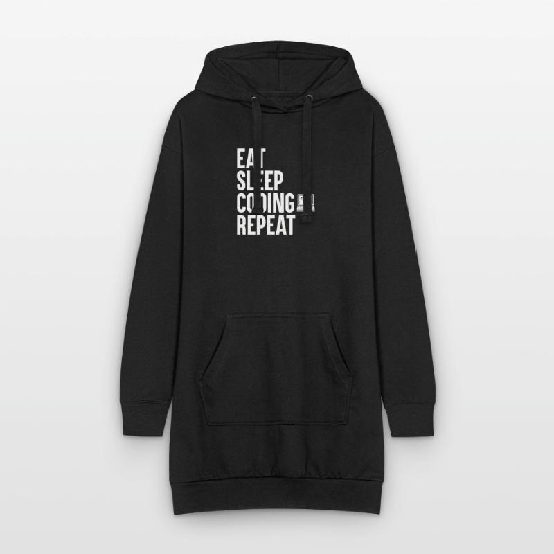 Programmeur de codage Coder Développeur de logiciels Sweat-shirt à capuche long Femme