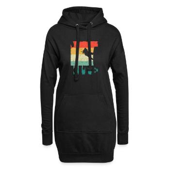 KITE Kiteboard Kiteing Kitesurf Kitesurf - Sweat-shirt à capuche long Femme - noir - Devant