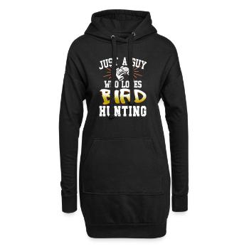 Vintage Just A Guy Who Loves Bird Hunting Tee - Hoodie-Kleid - Schwarz - Vorne