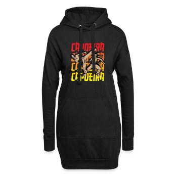 | d’art martial brésilien Capoeira - Sweat-shirt à capuche long Femme - noir - Devant