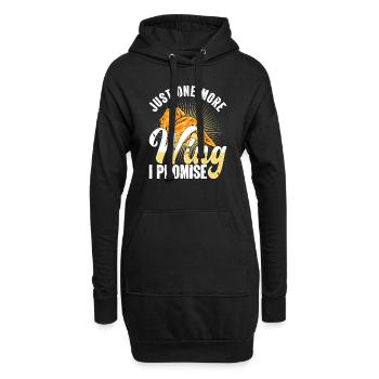 Fast Food Foodaholic Knuspriges Brathähnchen Gesch - Hoodie-Kleid - Schwarz - Vorne
